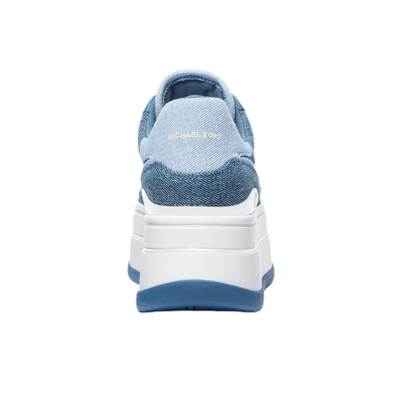 MICHAEL KORS Hayes Low Top Skateboard Shoes Women's Blue-4