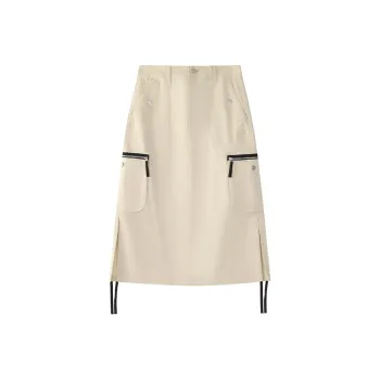 FILA FUSION Casual Long Skirts Women's Spring Millet
