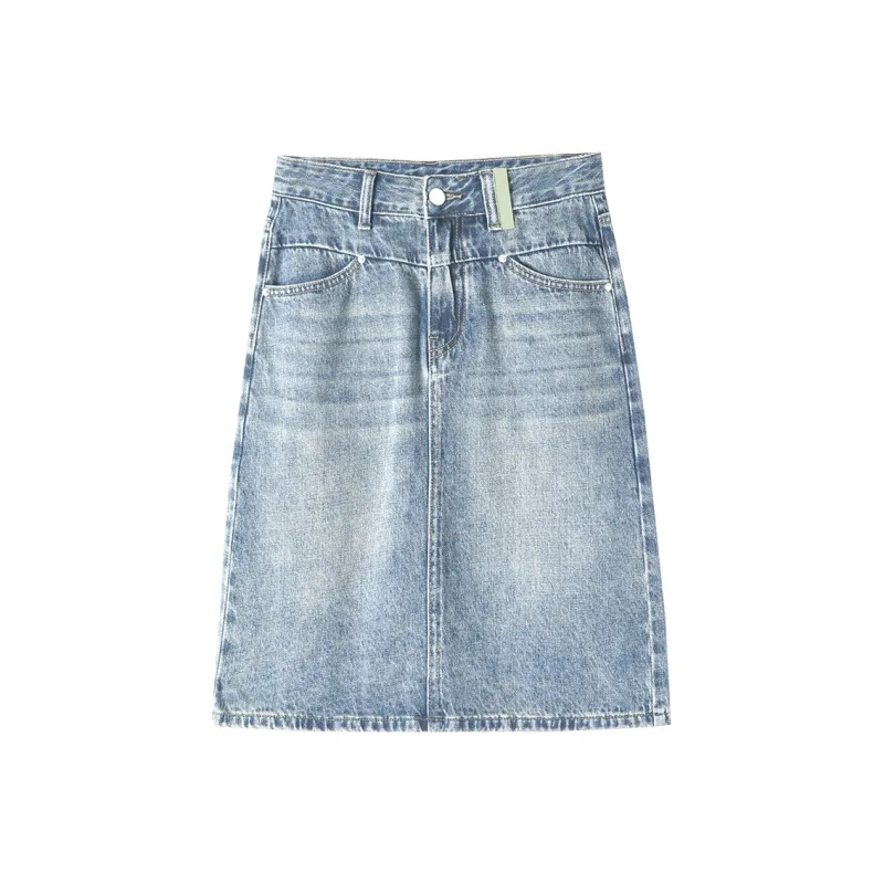 HIPPIEMISS Denim Short Skirts Women's Blue-14