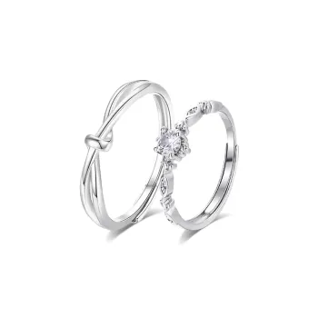 MISS TOOYA 999 Fine Silver Rings Unisex