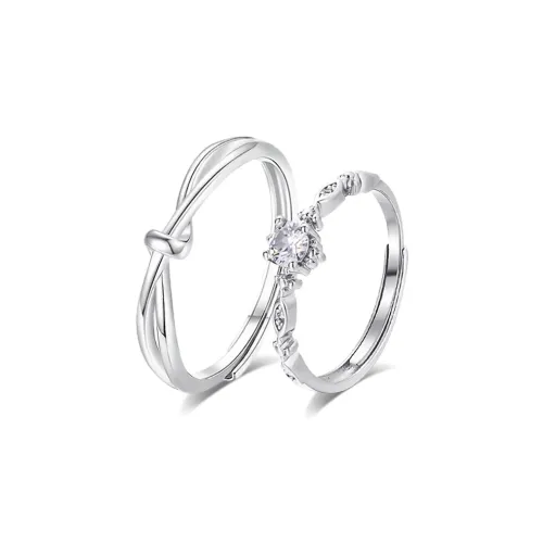MISS TOOYA 999 Fine Silver Rings Unisex