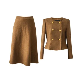 ROEYSHOUSE Skirt Set Women's Coffee