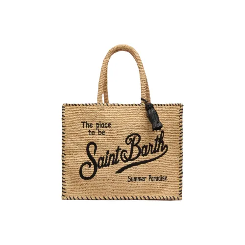 MC2 SAINT BARTHELEMY Straw Woven Tote Bag, Shopping Bag, Handbag Women's Natural