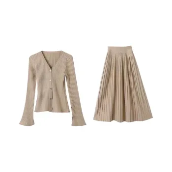 Lookinto Skirt Set Women's Khaki