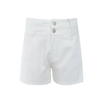 JESSYLINE Denim Shorts Women's White