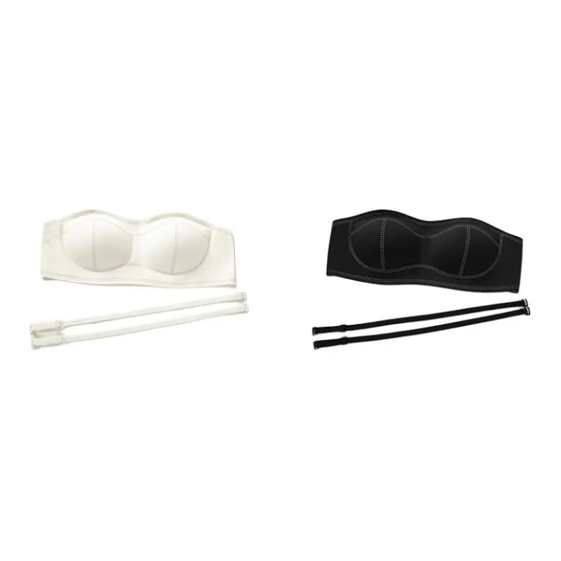 MIIOW Strapless Bra Women's Combo Set-17