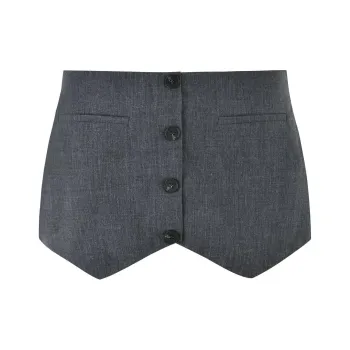 I.AM.GIA ADRIETTE SKORT Casual Short Skirts Women's Gray