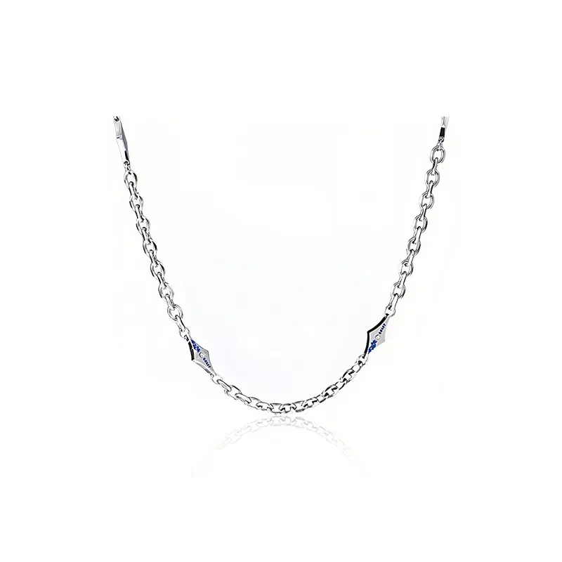 FOREVER MELODY Titanium Steel Necklaces Men's-0