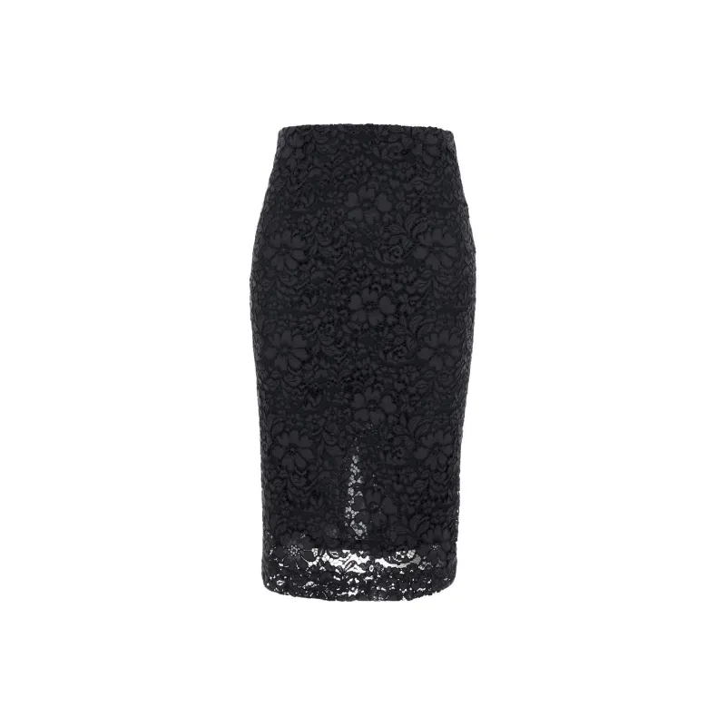 BE PLAIN Casual Long Skirt Women's Black-0