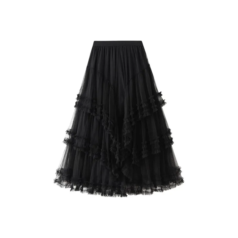 Benhou Casual Long Skirts Women's-8