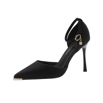 TELENT Slim Heel High Heels Women's Black