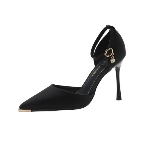 TELENT Slim Heel High Heels Women's Black