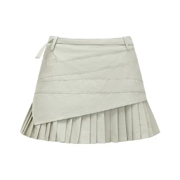 Feng Chen Wang Casual Short Skirts Women's Cyan