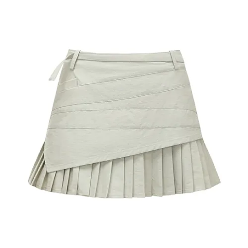 Feng Chen Wang Casual Short Skirts Women's Cyan