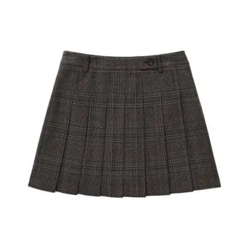 COVERNAT Casual Short Skirts Women's Brown