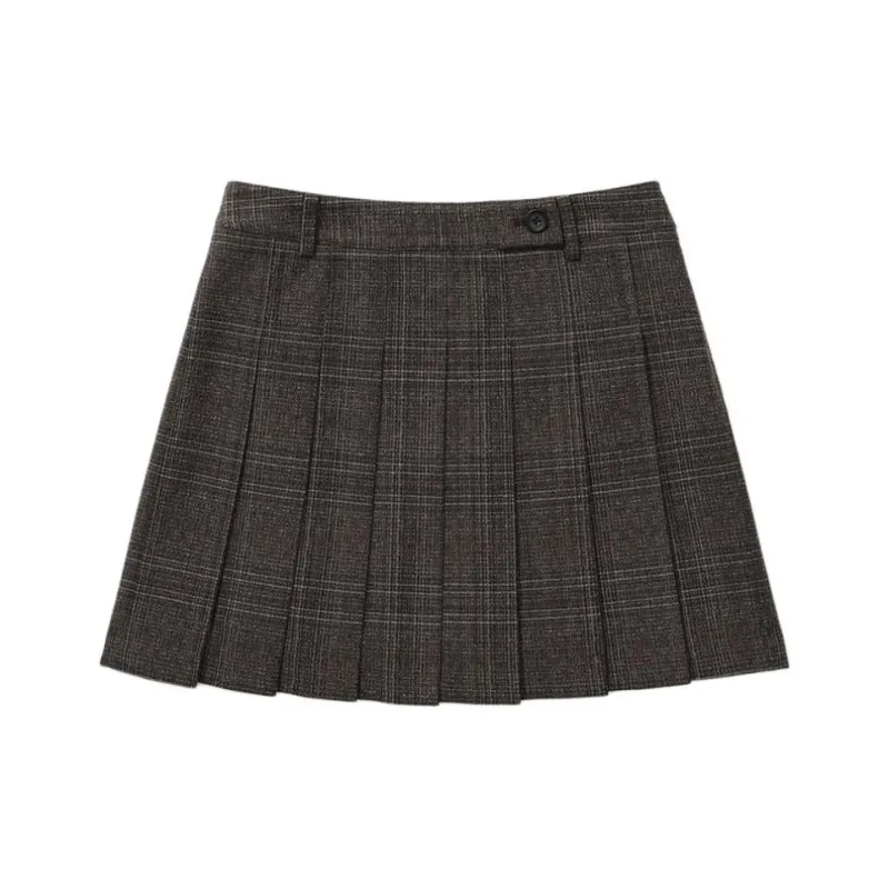 COVERNAT Casual Short Skirts Women's Brown-0