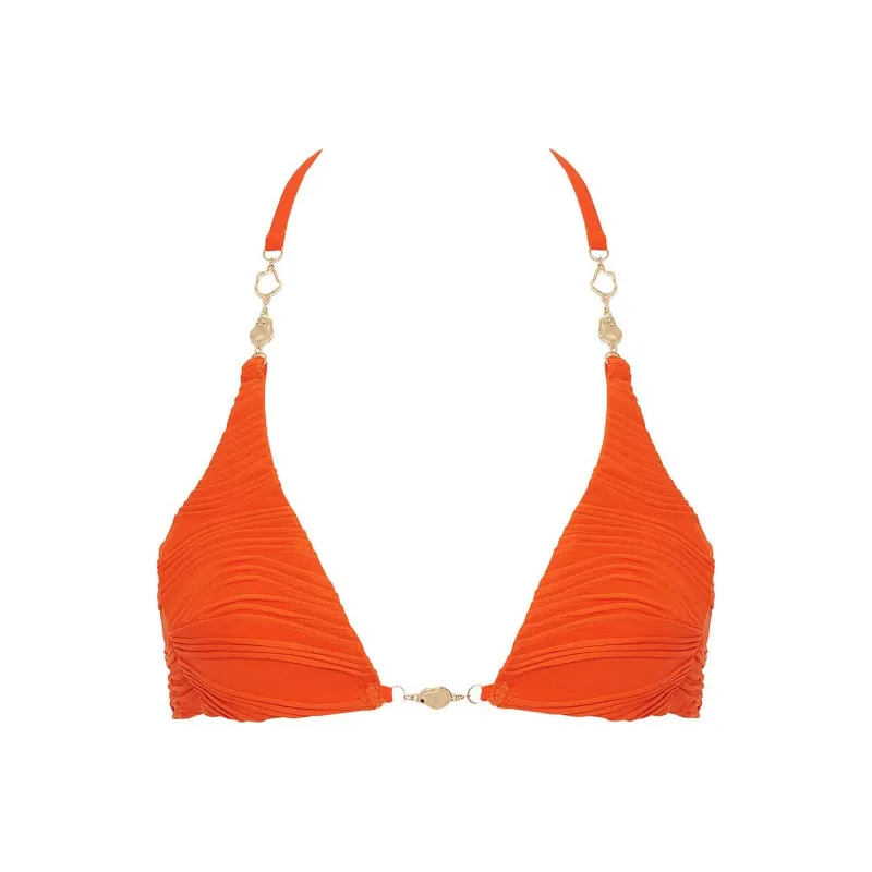 Victoria's Secret BLUEBELLA Orta Triangle Bikini Top / O Bikini Women's Orange-0