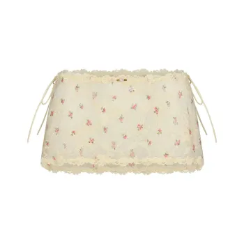 Skims Valentine's Day Collection Casual Short Skirts Women's BUTTER ROSEBUD PRINT/Butters Rose Bud Print