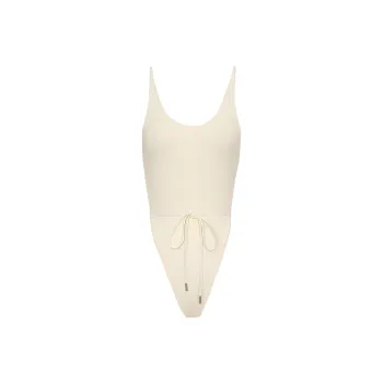 SAINT LAURENT Drawstring Backless Swimsuit