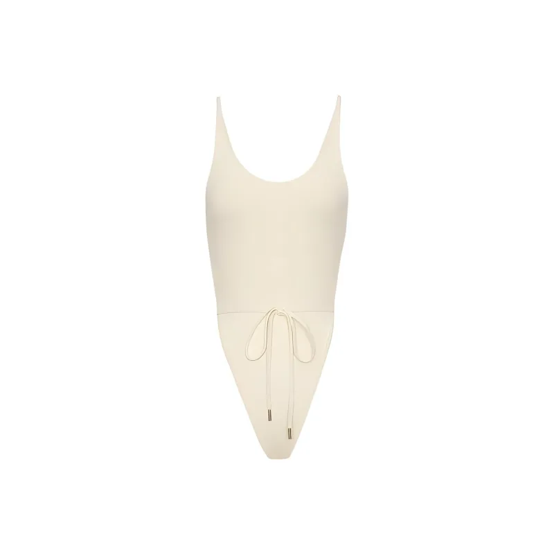 SAINT LAURENT Drawstring Backless Swimsuit-0