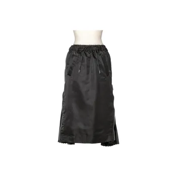Sacai Elasticated Waist Drawstring Skirt