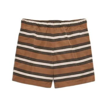 PRADA SS25 Swimming Shorts Men's Tobacco