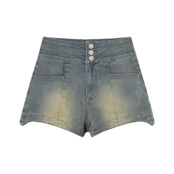 LA CRAWFISH Denim Shorts Women's