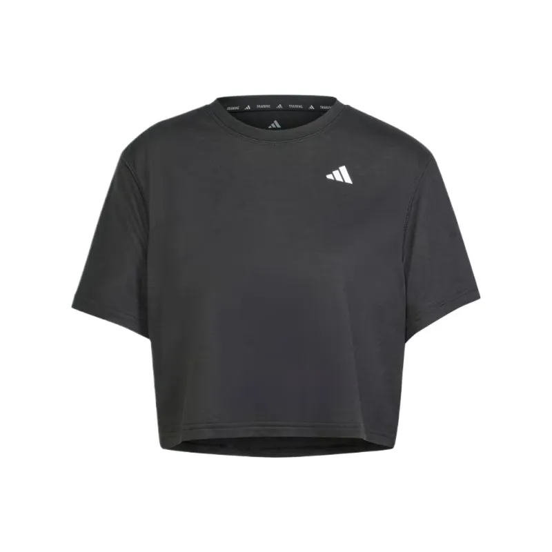 Adidas ESSENTIALS Drop Shoulder Sleeve T Shirt Women's Black-0