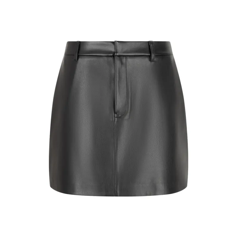 CALVIN KLEIN Casual Short Skirts Women's Space Black-0