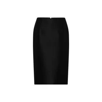 VERSACE Casual Short Skirts Women's Black
