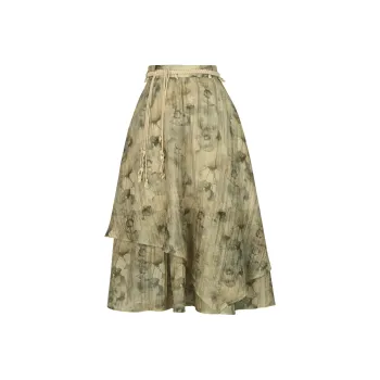 Snbl Casual Long Skirts Women's Image Color