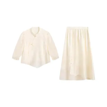 ZIHAN Skirt Set Women's Clear Jade White
