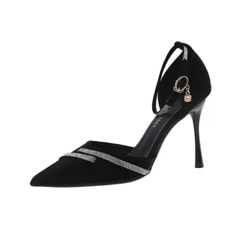 TELENT Slim Heel High Heels Women's Black
