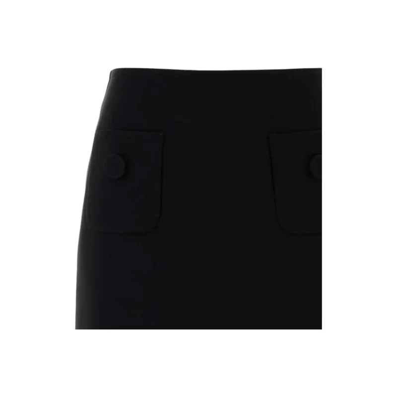 MaxMara Studio Casual Short Skirts Women's Black-2