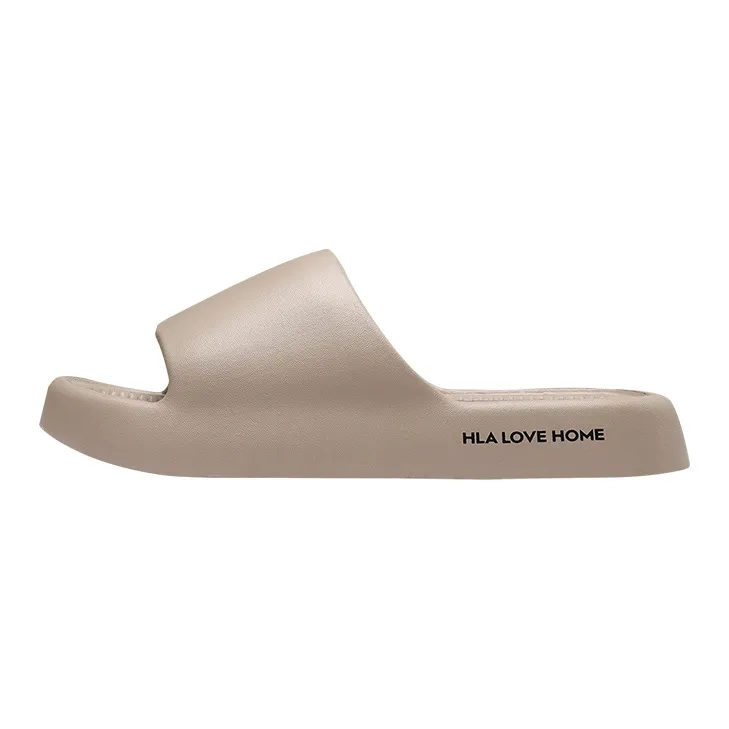 HLA Summer Men's Soft And Springy EVA Platform Slip Resistant Slippers, Indoor Hidden Wedge Home Slippers-1