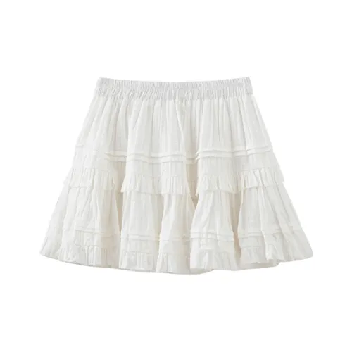Dior Beauty Casual Short Skirts Women's White