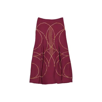 Burberry Casual Long Skirts Women's Red