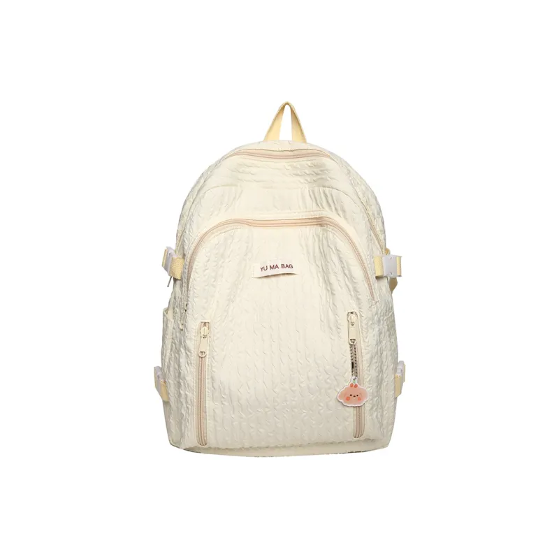 Yalu Nylon Backpack Women's White/Black/Pink/Yellow/Green/Blue-7