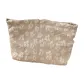 Makeup Bag Floral Light Khaki