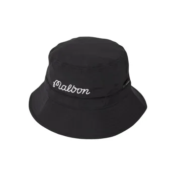 Malbon Golf Nylon Bucket Hats Unisex Black