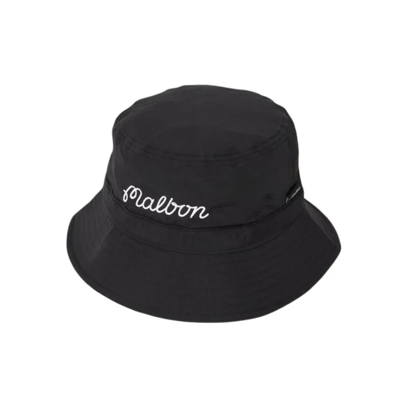 Malbon Golf Nylon Bucket Hats Unisex Black-0