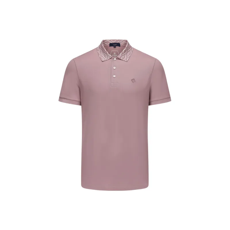 DIDIBOY Polo Shirts Men Flesh Pink-0