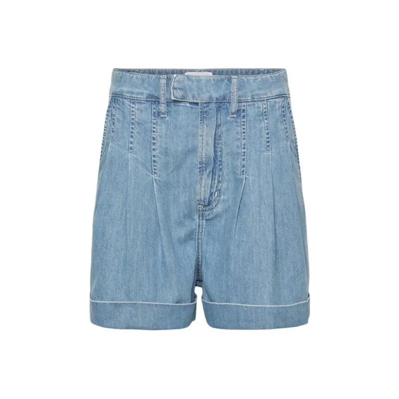 FRAME SS24 Denim Shorts Women's Light Blue-0