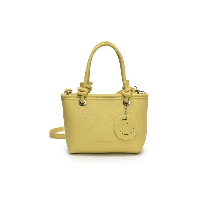 RIVMIND PU One Shoulder Handbag Women's White/Black/Pink/Yellow-18