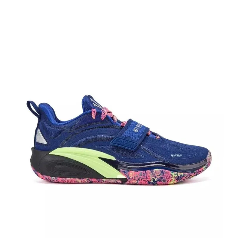 Anta KAI 1 Anti Slip Wear Resistant Low Top Basketball Shoes Men's Blue-1