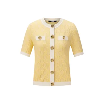 KARL LAGERFELD SS25 Knitwear Women's Yellow