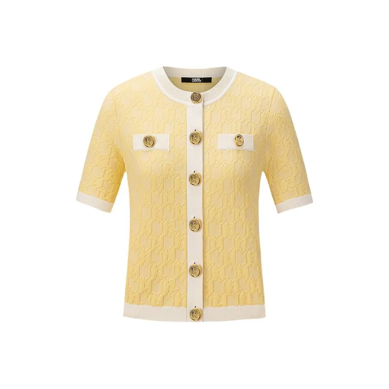 KARL LAGERFELD SS25 Knitwear Women's Yellow-0