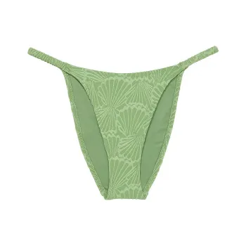 Victoria's Secret PINK SCRUNCHIE STRING BIKINI BOTTOM/Wild Grass Green Swimming Shorts Women's Wild Grass Green