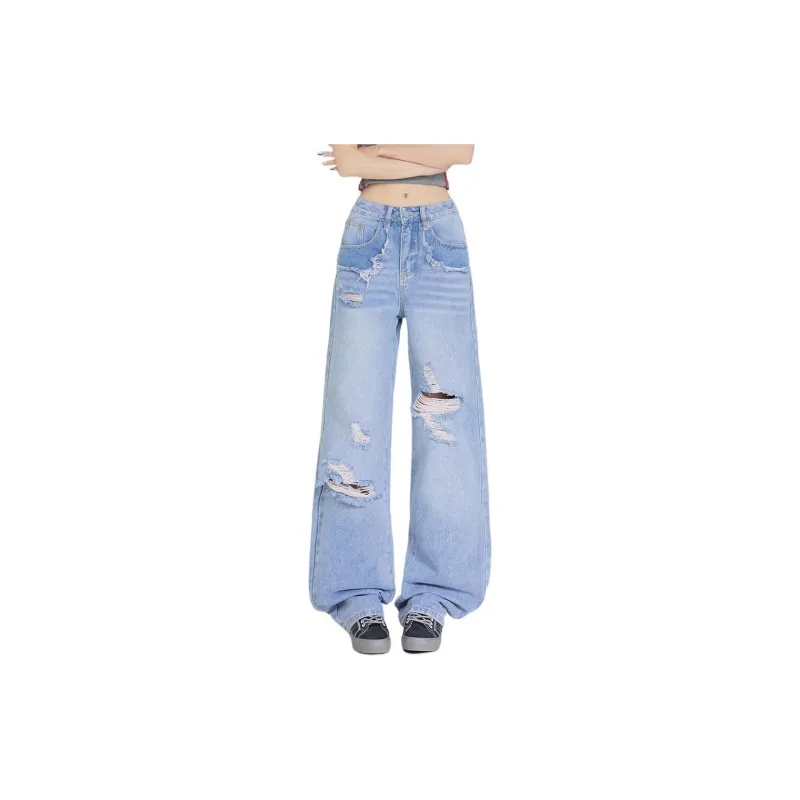 LEMON FAIRY Jeans Women's Vintage Blue-0