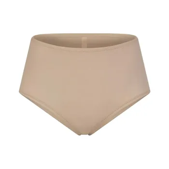 SKIMS SIGNATURE SWIM HIGH-WAISTED FULL BRIEF Swimming Shorts Women's DESERT/Desert